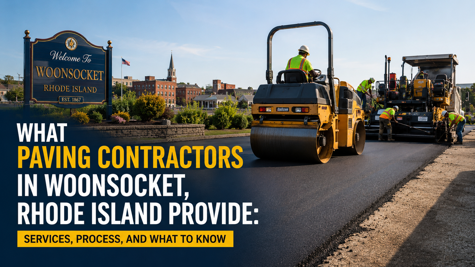 What Paving Contractors in Woonsocket, Rhode Island Provide: Services, Process, and What to Know